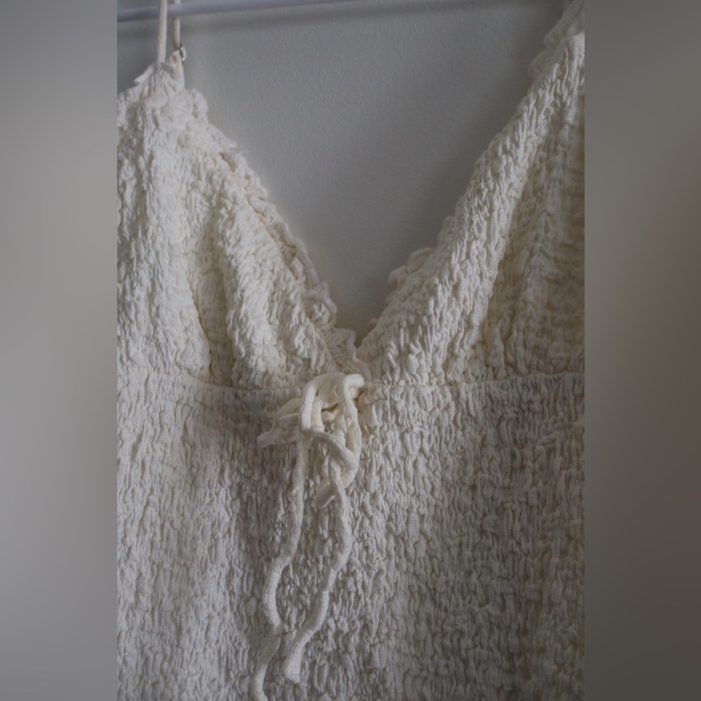 Princess Polly Ivory Textured Mini Dress - Picture 6 of 6